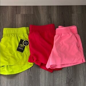 Bright Athletic Shorts Set